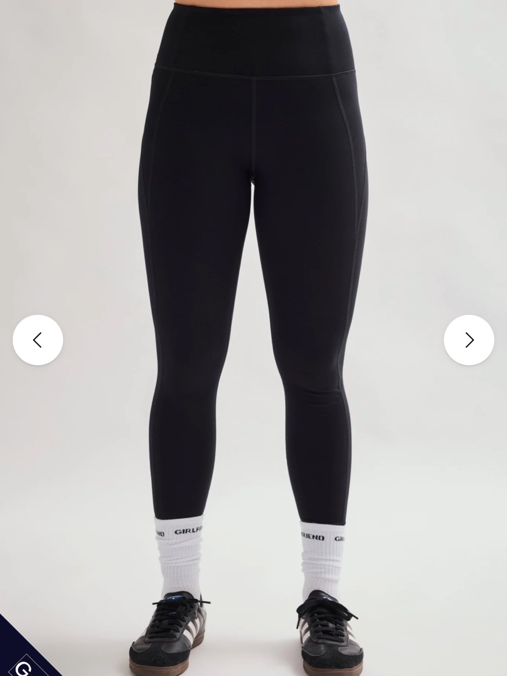 girlfriend collective Black Compressive Leggings